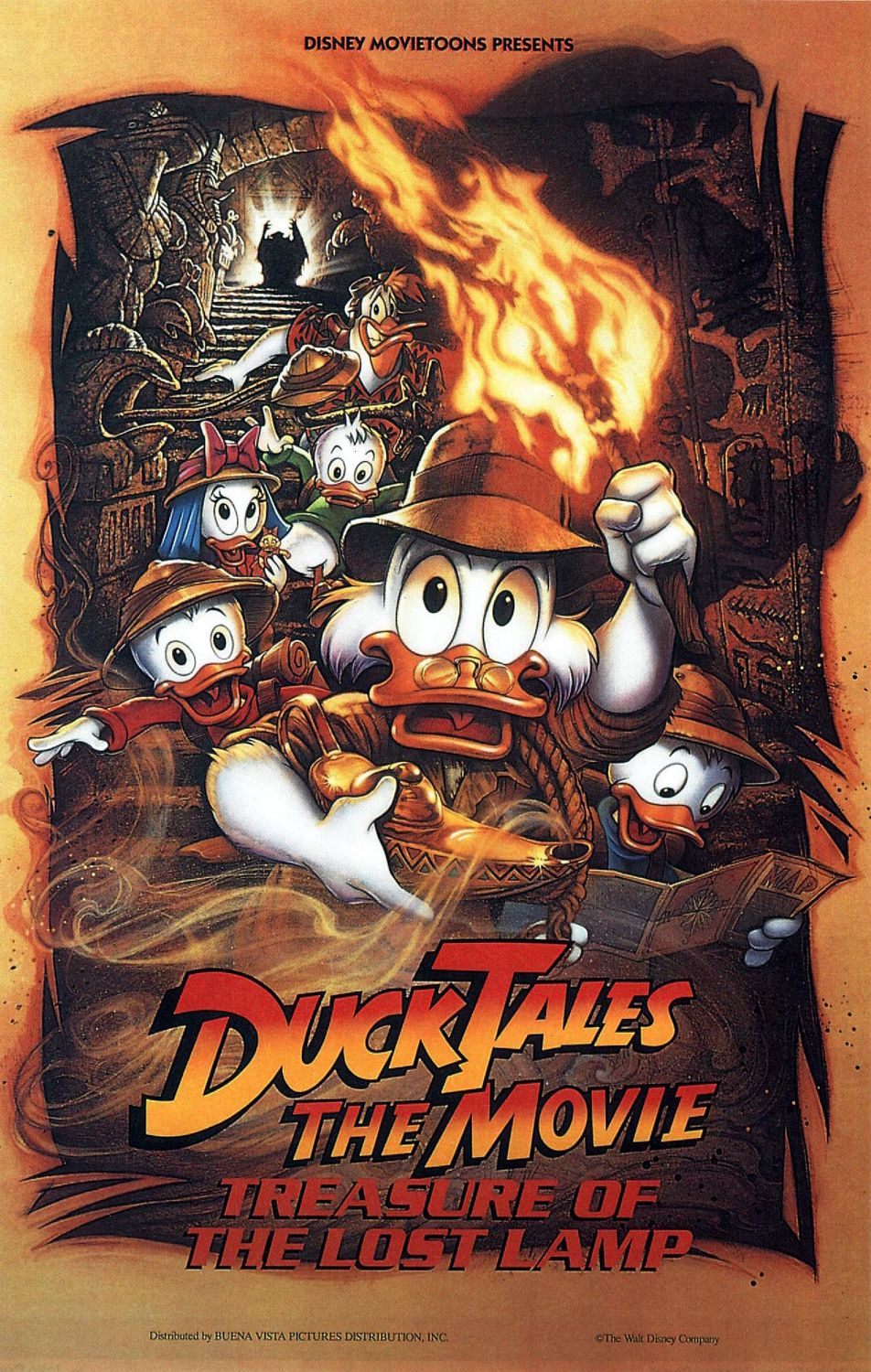 DuckTales the Movie Treasure of the Lost Lamp (1990) movie poster download