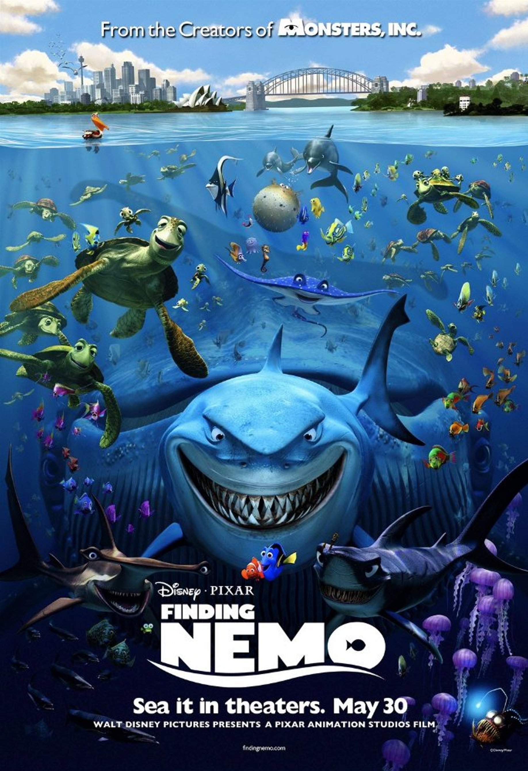 Finding Nemo (2003) movie poster download