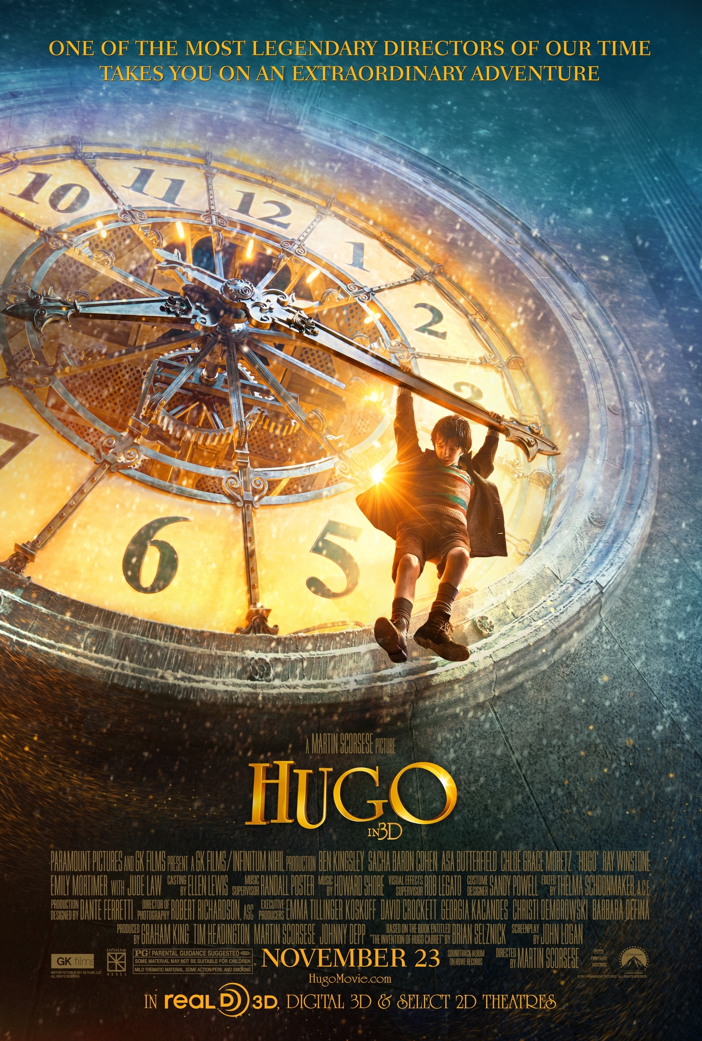 Hugo (2011) movie poster download