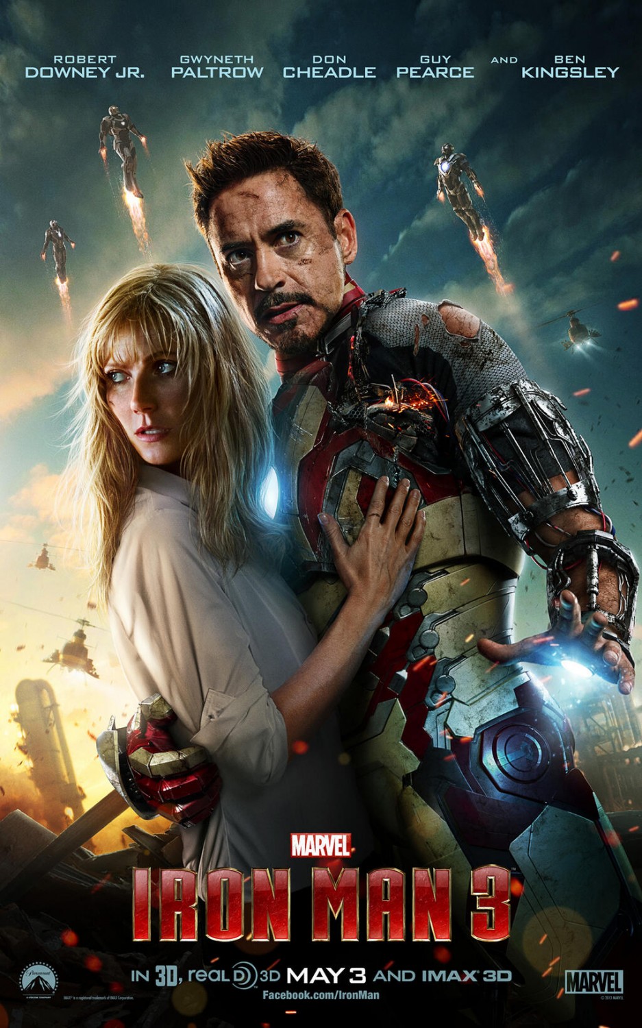 Iron Man 3 (2013) movie poster download