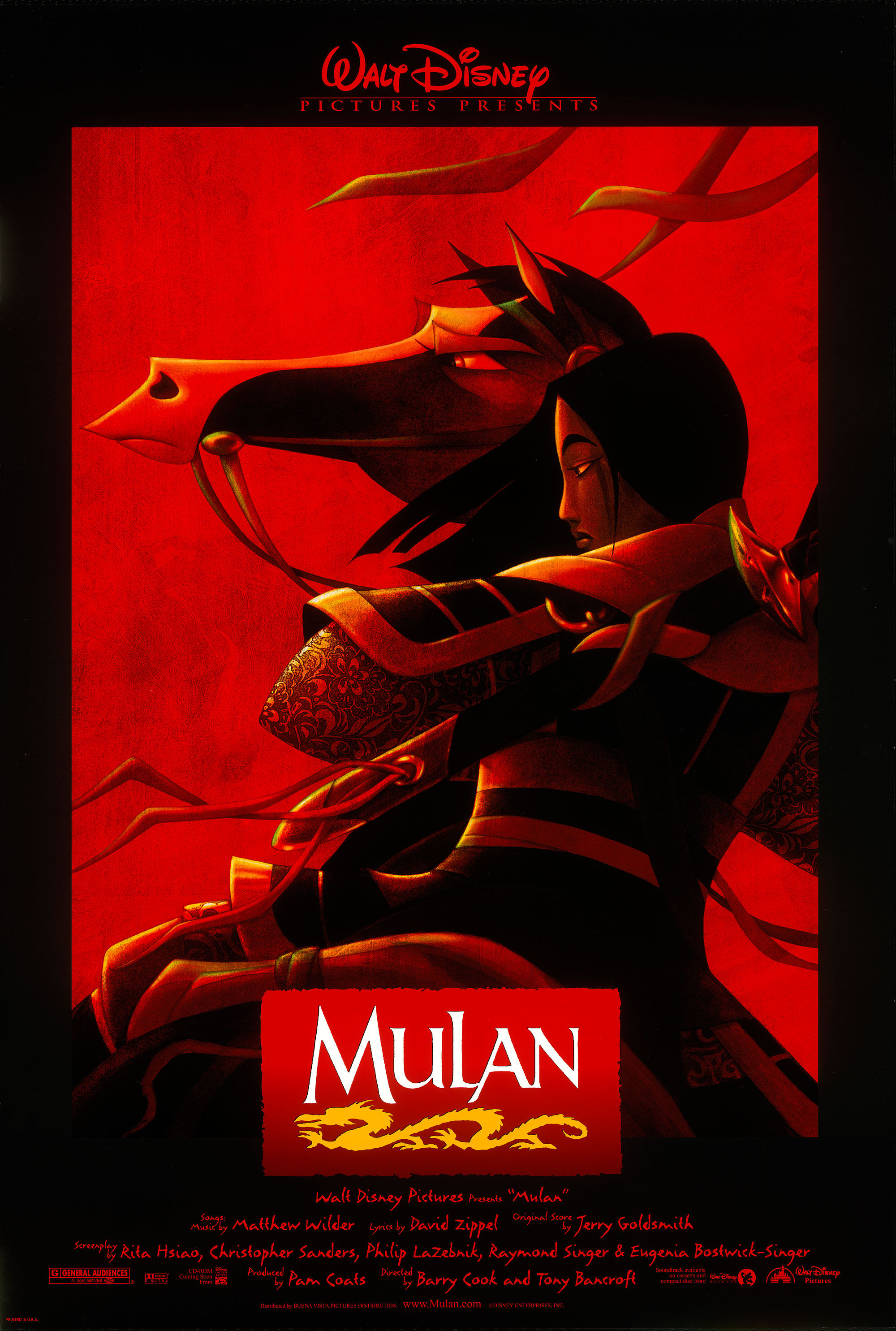 Mulan (1998) movie poster download