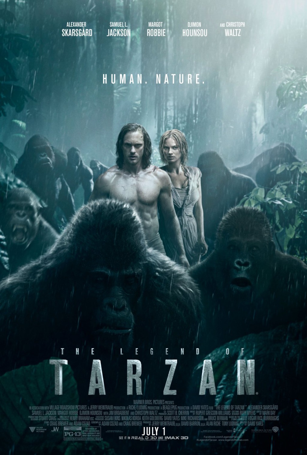 The Legend of Tarzan (2016) movie poster download