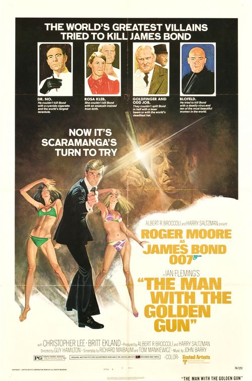 The Man With The Golden Gun (1974) movie poster download